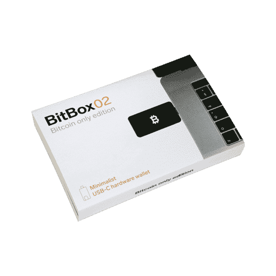 BitBox02 Hardware Wallet Bitcoin Only Edition with MicroSD backup and USB-C connectivity