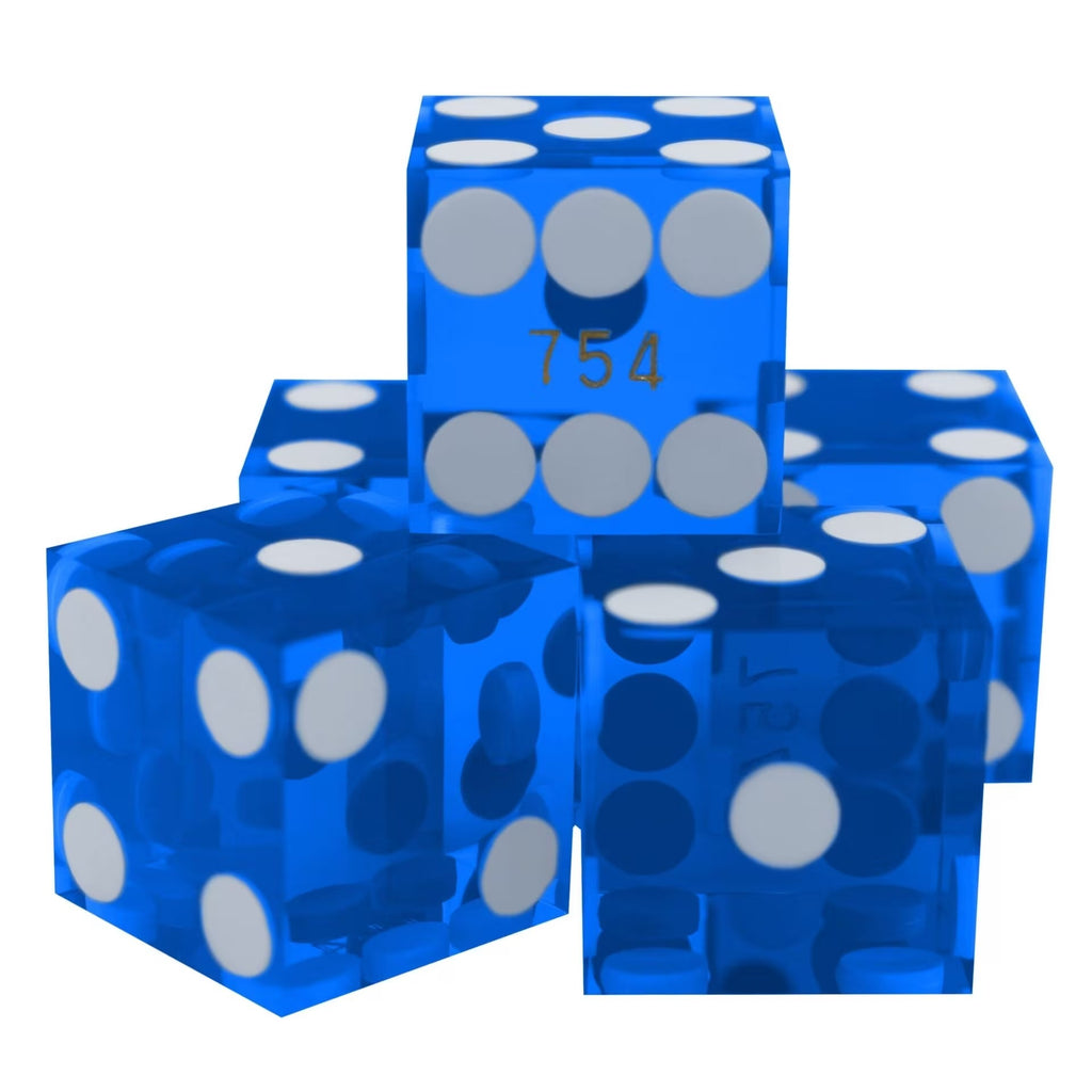 Casino Precision Dice 19 mm, Serialized (Set of 5)
