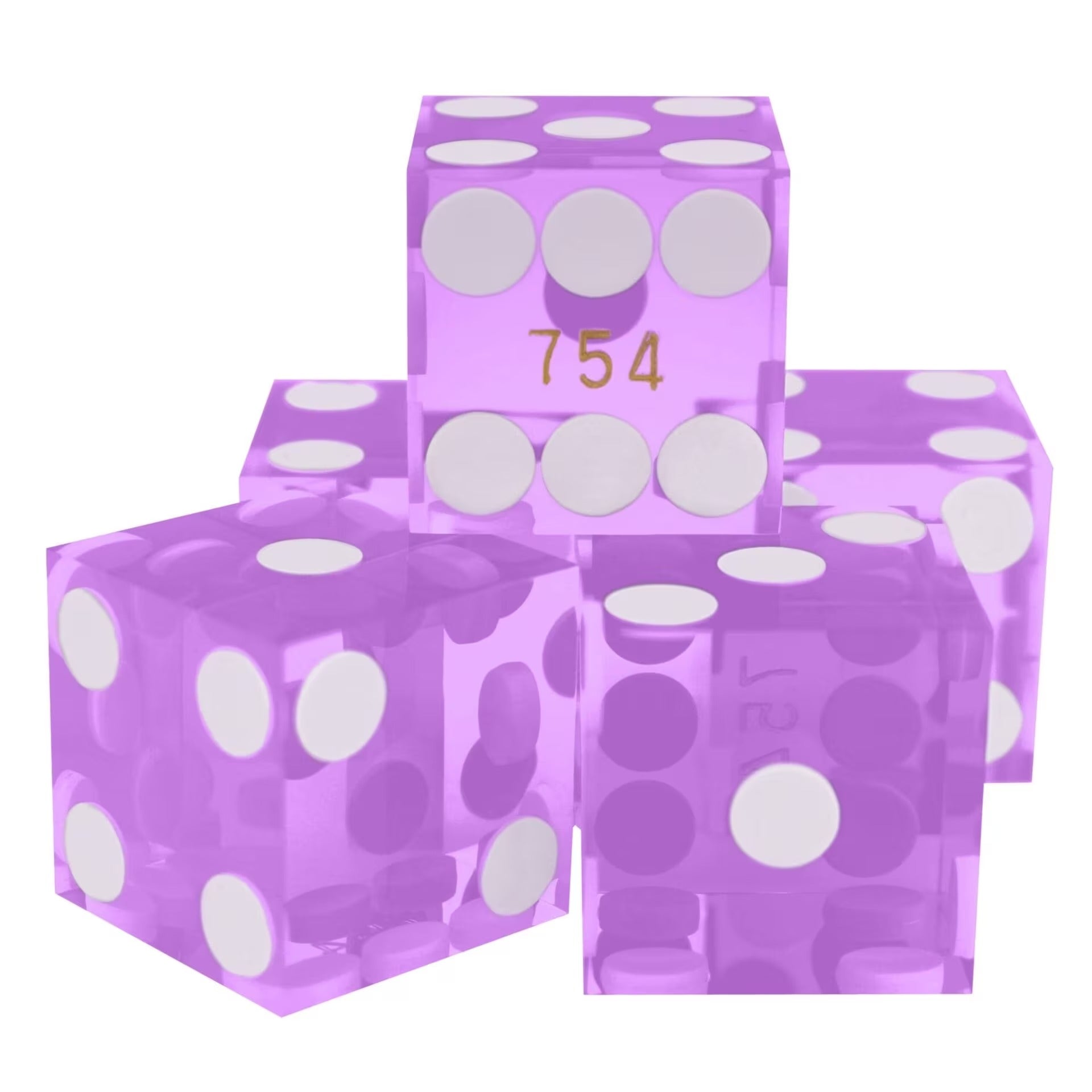 Casino Precision Dice 19 mm, Serialized (Set of 5)