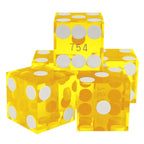 Casino Precision Dice 19 mm, Serialized (Set of 5)