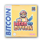 Hero of Bitcoin Spiel digitale Version mit Pixelgrafiken und Bitcoin-Themen aus El Salvador