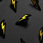Kanuto Lightning Bitcoin Pin mit Blitzdesign für schnelle BTC-Transaktionen