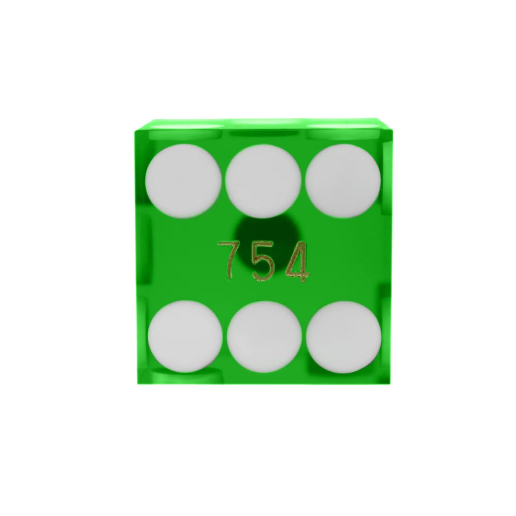 Casino Precision Dice 19 mm, Serialized (Set of 5)