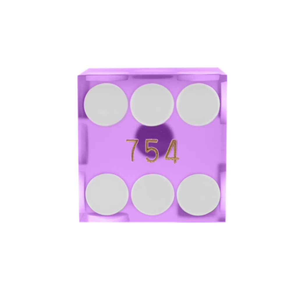 Casino Precision Dice 19 mm, Serialized (Set of 5)