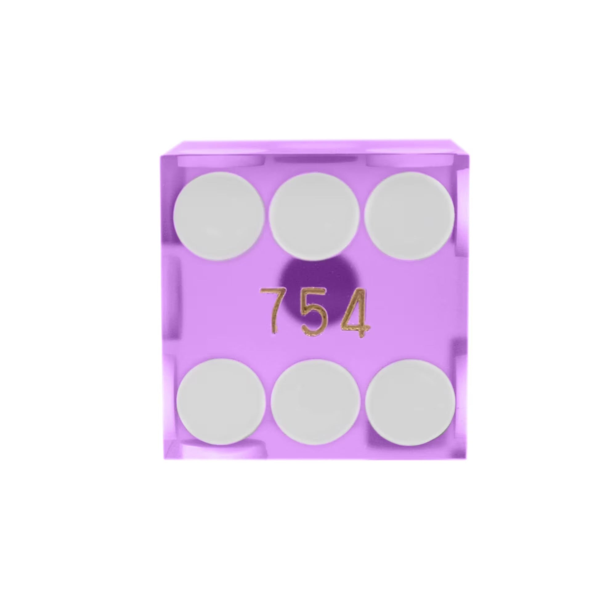 Casino Precision Dice 19 mm, Serialized (Set of 5)