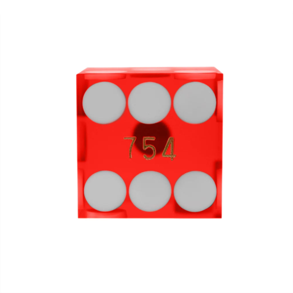 Casino Precision Dice 19 mm, Serialized (Set of 5)