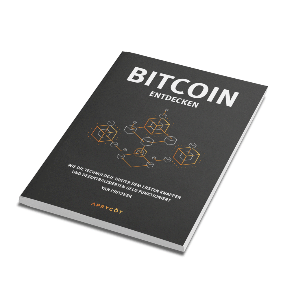 Bitcoin entdecken Softcover book cover by Yan Pritzker, compact Bitcoin guide in German