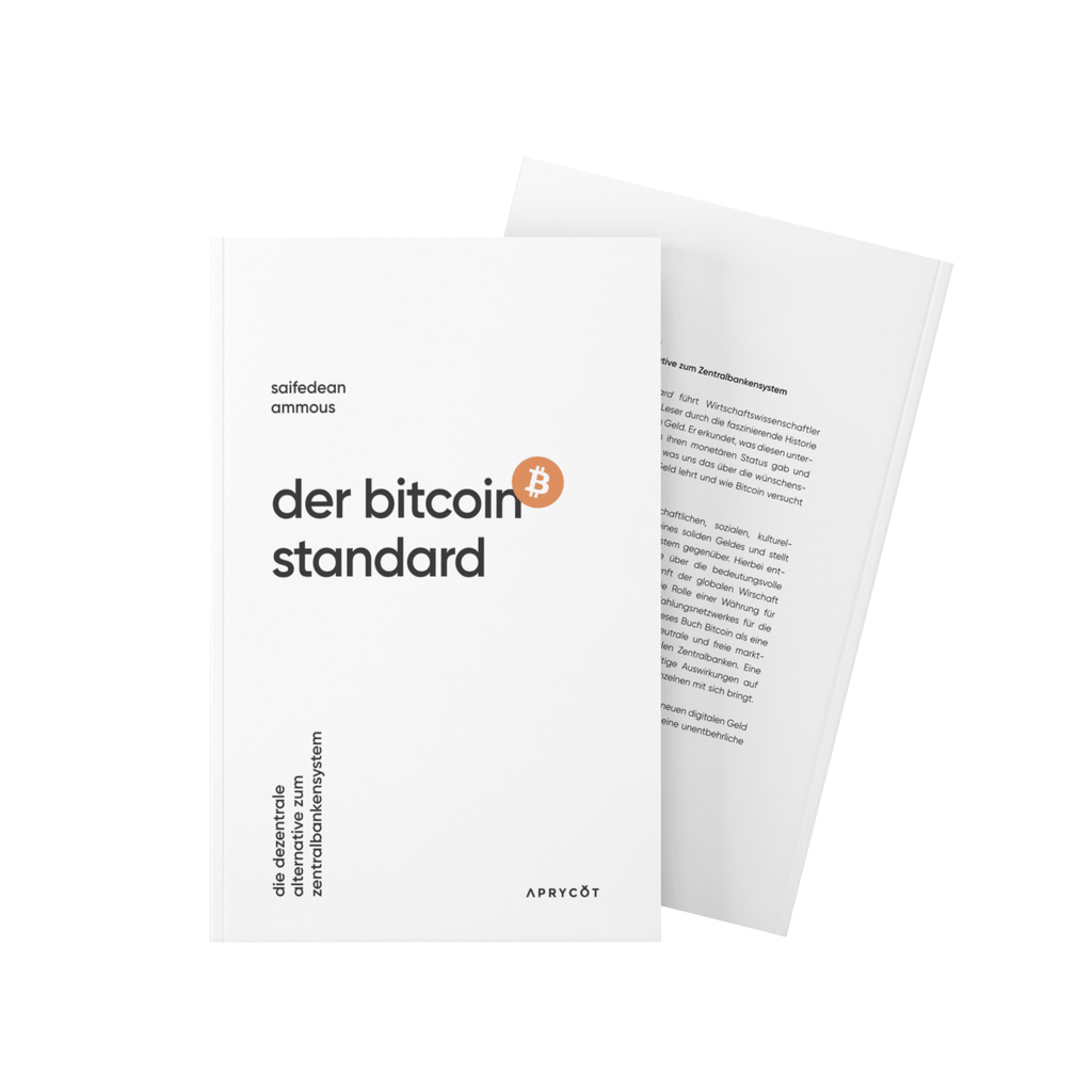 Vorderseite des Buchs, dahinter versetzt die Rückseite