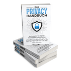 Das Privacy Handbuch | Fronsicht stehend auf einem Bücherstapel