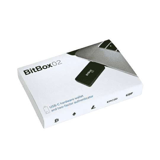 BitBox02 Hardware Wallet Multi Edition with MicroSD backup and USB adapters for secure multi-crypto storage