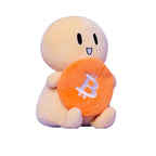 The Little HODLer plush toy from Lina Seiches comics, soft and CE-certified cuddly companion for all ages