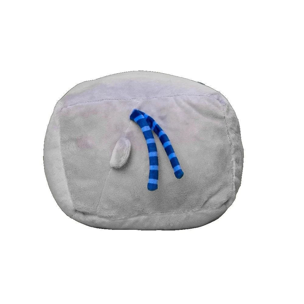 Der kleine Miner plush toy with helmet and pickaxe, compact Bitcoin-themed miner for HODLers