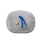 Der kleine Miner plush toy with helmet and pickaxe, compact Bitcoin-themed miner for HODLers
