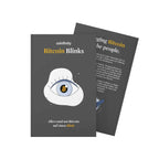 Coinfinity Bitcoin Blinks booklet cover with Bitcoin and blockchain educational content in German