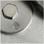 Bitcoin Schlagstempel Prägestempel aus 40Cr Werkzeugstahl mit Bitcoin-Logo zum Prägen von Leder, Kunststoff und Metall