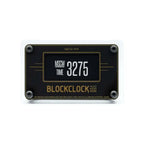Blockclock Micro kompakte Bitcoin-Uhr mit Echtzeitdatenanzeige und WLAN-Verbindung