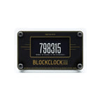 Blockclock Micro kompakte Bitcoin-Datenanzeige mit WLAN und USB-C Stromversorgung