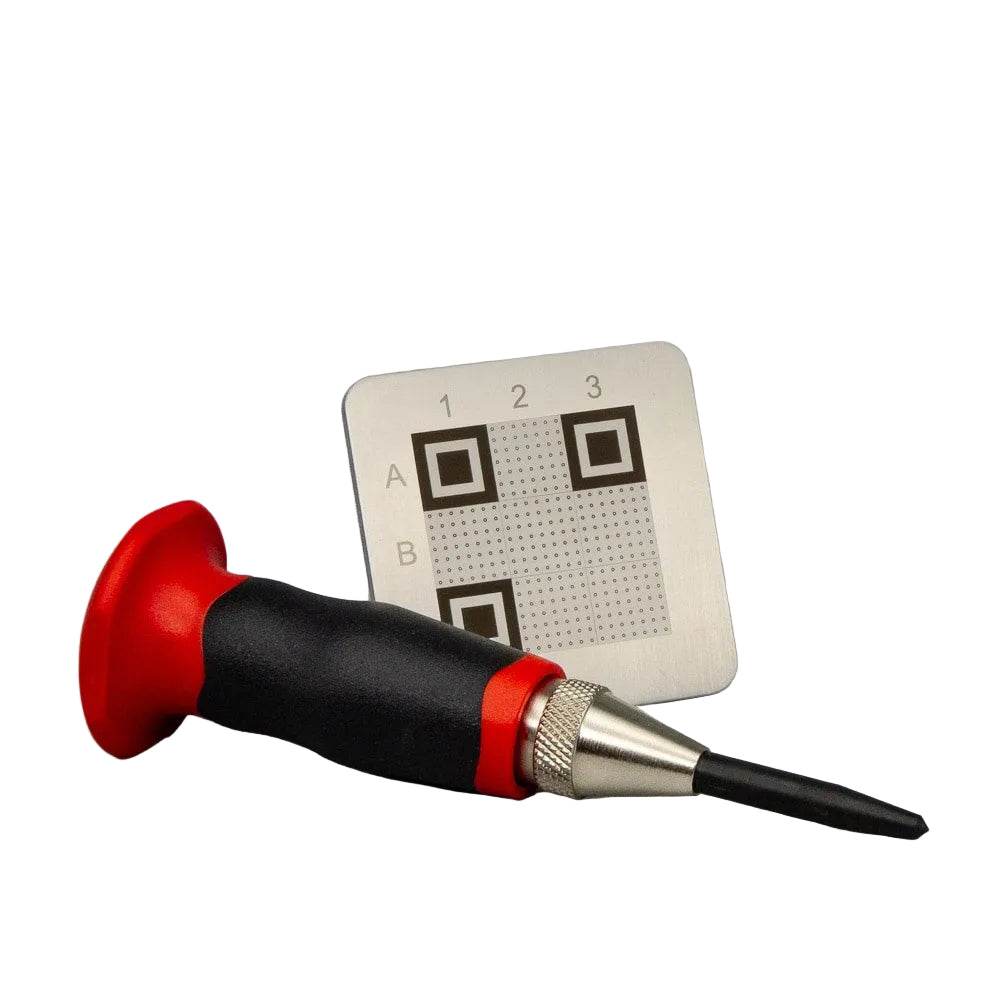 SteelQR C12 stainless steel plate for QR-Code Bitcoin Backup of 12-word BIP39 seed