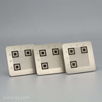 SteelQR C12 stainless steel plate for QR-Code Bitcoin backup with 12-word BIP39 seed, fireproof and corrosion-resistant