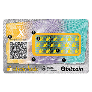 Coinfinity Card Wallet Bitcoin Cold-Storage Karte sichere Offline BTC-Aufbewahrung
