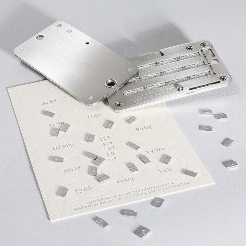 CryptoSteel Cassette stainless steel backup for crypto seed fireproof water corrosion resistant