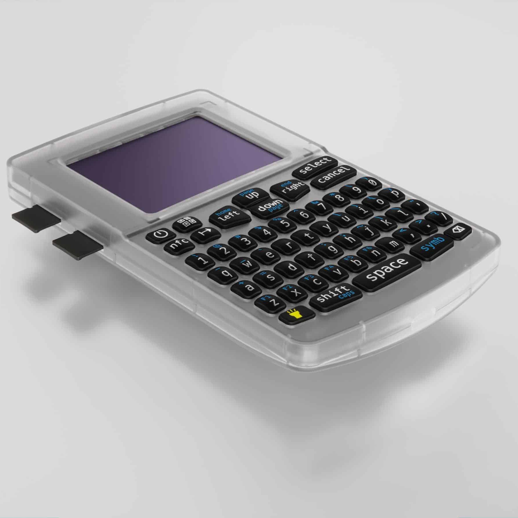 COLDCARD Q - Bitcoin only Hardware Wallet - 3D Frontansicht