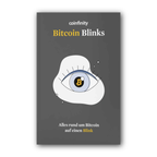 Coinfinity Bitcoin Blinks compact booklet with 21 lessons on Bitcoin basics and money theory in German