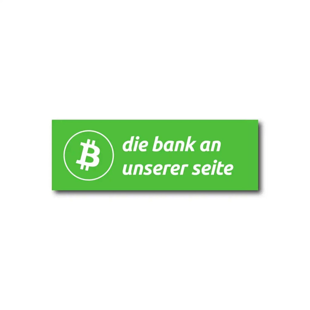 Bitcoin Sticker-Set Copiaro Edition with 30 waterproof Bitcoin slogan stickers and bonus design
