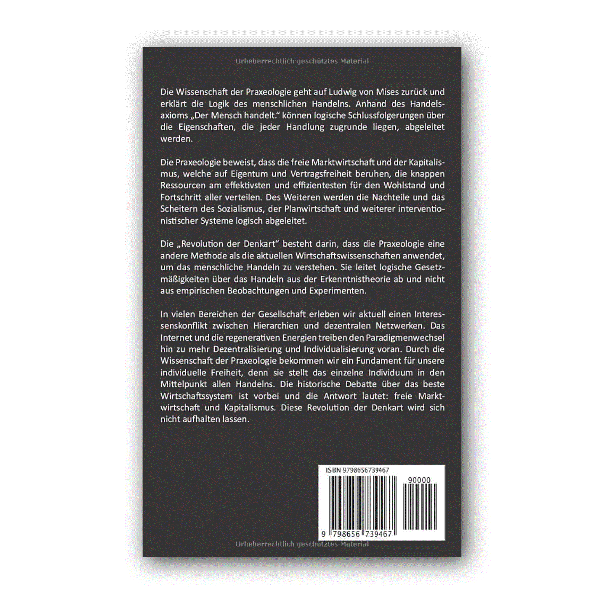 Buchcover von "Eine Revolution der Denkart" von Leopold Mattes zur Praxeologie und freien Märkten