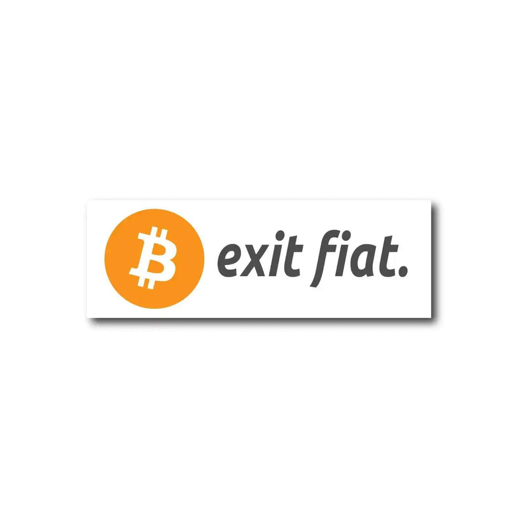 Bitcoin Sticker-Set Copiaro Edition with 30 weatherproof stickers and bonus featuring Bitcoin slogans for laptops and bottles