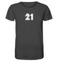 Einundzwanzig Stuttgart Premium Bio Bitcoin T-Shirt mit Pferdekopf-Logo in mehreren Farben