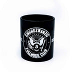 Schwarze Keramik Tasse Fullnode Club mit weißem Motiv und Henkel, 300 ml, spülmaschinenfest