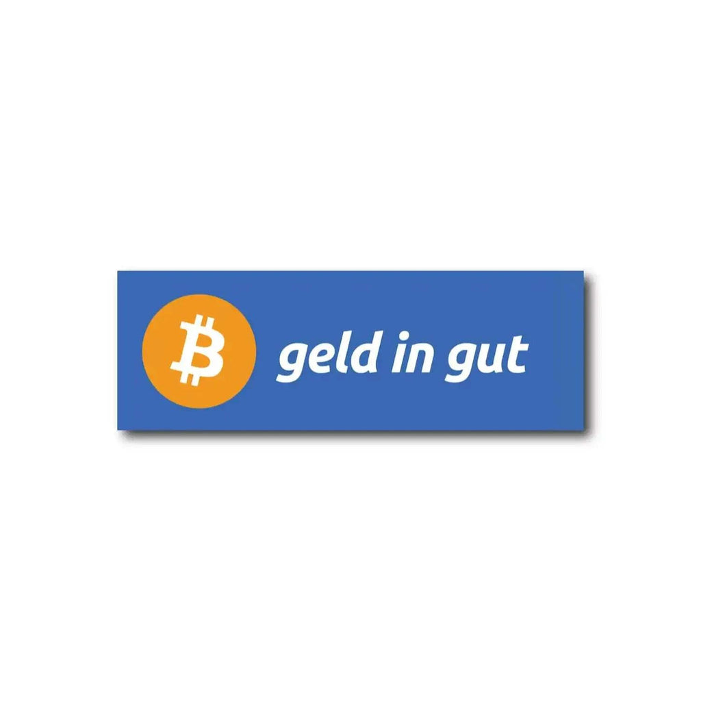 Bitcoin Sticker-Set Copiaro Edition with 30 waterproof slogan stickers and bonus design