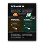 Gesundes Geld Bitcoin Booklet with 12 key facts on orange silk-matte paper