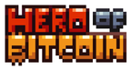 Verpackte GameBoy-Version von Hero of Bitcoin mit handgezeichneten Pixelgrafiken und Bitcoin-Thematik