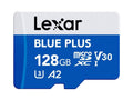 Lexar Blue Plus Micro SDXC Karte 128GB 256GB 170MBs U3 V30 A2 mit SD-Adapter ideal für Bitcoin Nodes und 4K-Aufnahmen