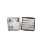 SteelQR C12 stainless steel QR-Code Bitcoin Backup plate for secure 12-word BIP39 seed storage
