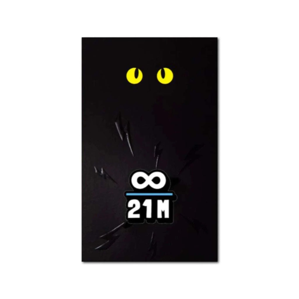 Knut Svanholm Bitcoin Pin with ∞/21M design by artist Kanuto, premium enamel badge for HODLers