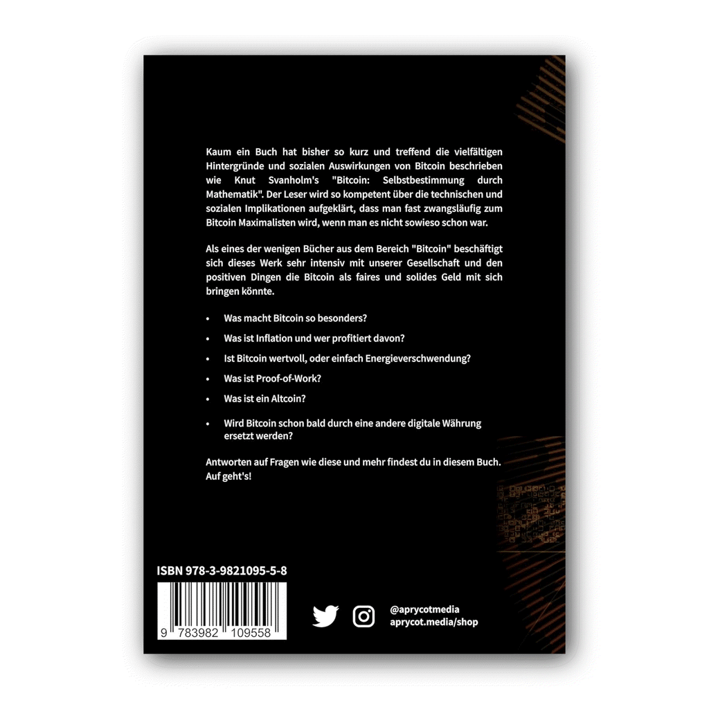 Rückseite des Buchs mit Klappentext, Fragenliste und Strichcode