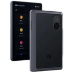 Keystone 3 Pro von vorn und von hinten, auf dem Display eine Liste mit Münzen