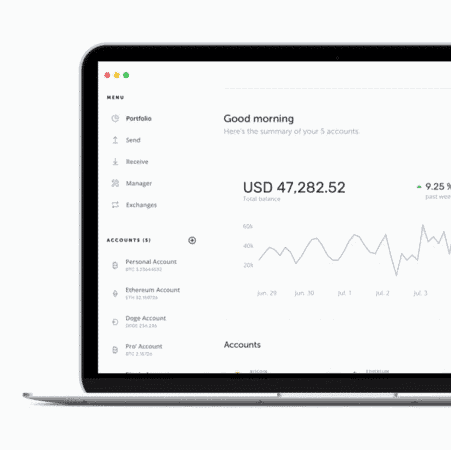 Ledger Nano X mobile hardware wallet with Bluetooth, supports 5500+ cryptocurrencies and USB-C connectivity