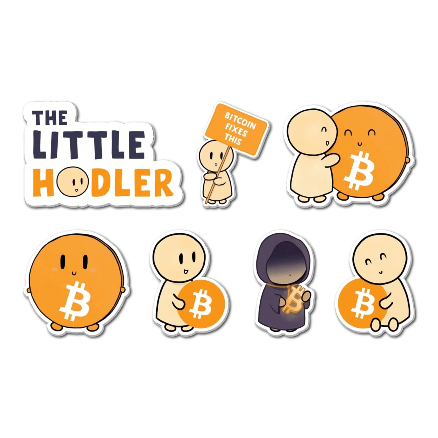 The Little HODLer - Sticker Set