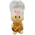 Bäcker Lutze Ultra Limited Edition Figur mit Bitcoin-Brezel und handbestickter Bäckermütze, nur 21 Stück weltweit