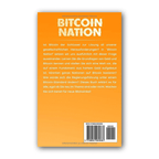 Cover of Bitcoin Nation book by Michael Anton Fischer on Bitcoin standards and democracy with subtitle Wie hartes Geld die Demokratie retten kann