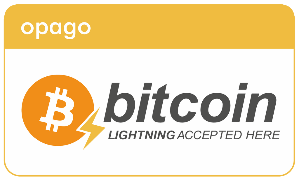 Opago Lightning POS-Terminal Copiaro Limited Edition black Bitcoin payment device with NFC and QR code reader