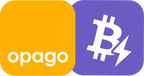 Opago Lightning POS-Terminal Copiaro Limited Edition black compact Bitcoin payment device with NFC and QR code functionality