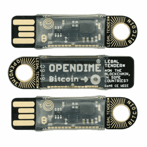 Opendime v4 Bitcoin USB-Stick für sicheren physischen BTC-Transport und digitales Bargeld