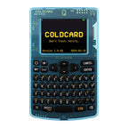 COLDCARD Q - Bitcoin only Hardware Wallet - blue