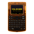 COLDCARD Q - Bitcoin only Hardware Wallet -orange