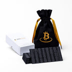 SeedSticks Set with 1024 double-engraved acrylic sticks and handmade fabric pouch for secure BIP39 Bitcoin seed generation